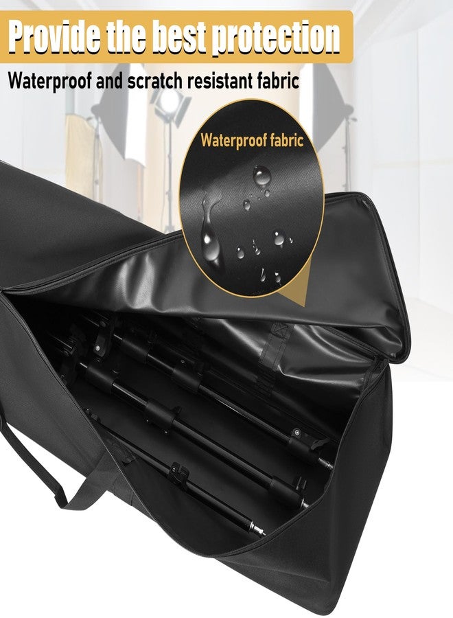ITHWIU Multifunctional Tripod Bag 60 X 10.2 X 10.2 Inches / 152 X 26 X 26 cm Heavy Duty Tripod Carrying Case with Handle for Lights, Speakers, Cameras, Booms, Microphone Stands, Black - Image 4